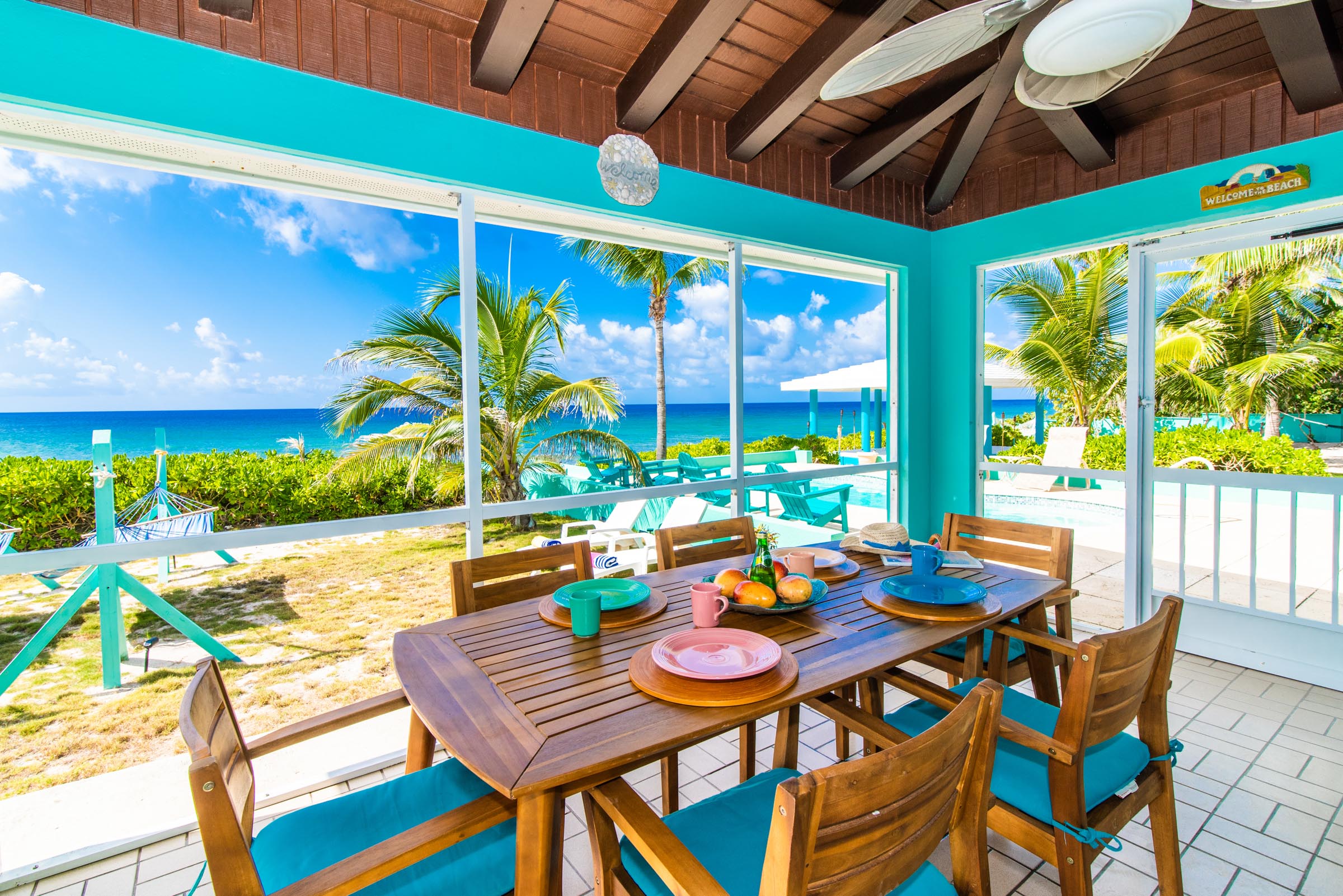 Old Man Bay 2 Bedroom Beach Rental with Pool Six Guests