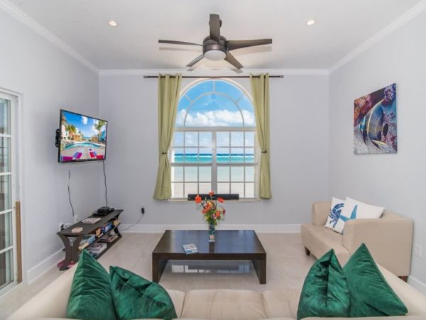 Grand Cayman Oceanfront Villa Rental - Luxury 4-Bedroom Vacation Home with Pool