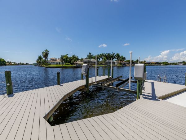 Four Bedroom Canal Front Rental Home in Cape Coral