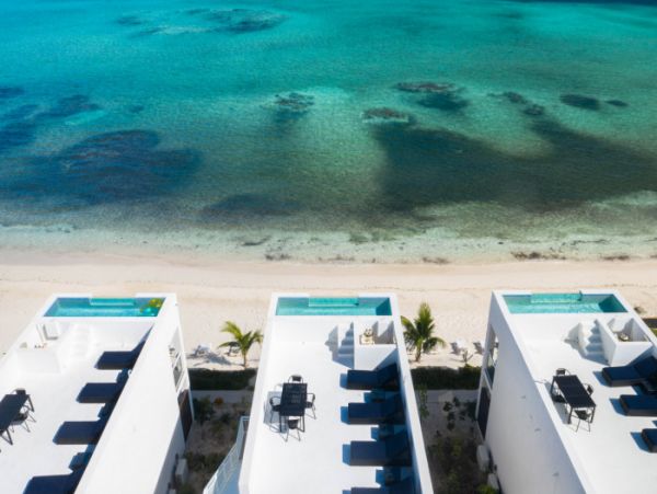 On Beach Turks and Caicos Vacation Villa Three Bedroom