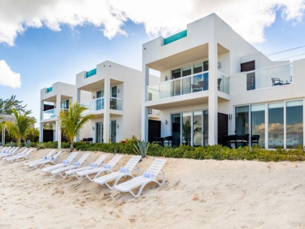 On Beach Turks and Caicos Vacation Villa Three Bedroom