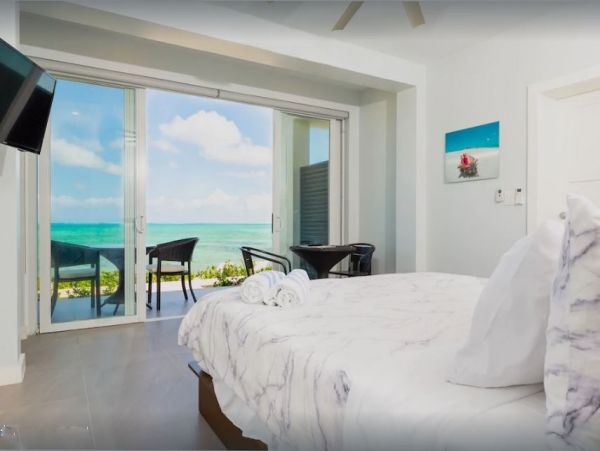 On Beach Turks and Caicos Vacation Villa Three Bedroom