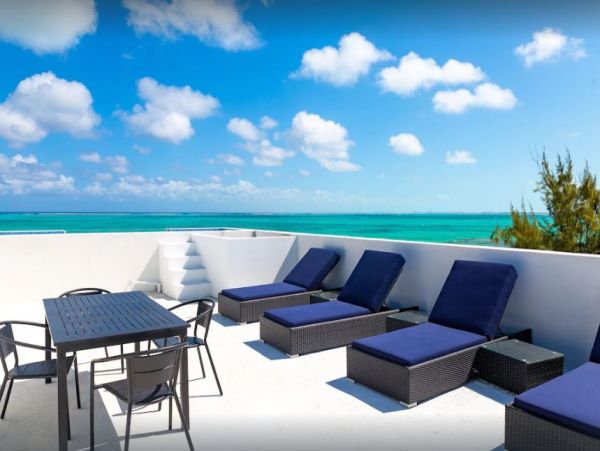 On Beach Turks and Caicos Vacation Villa Three Bedroom