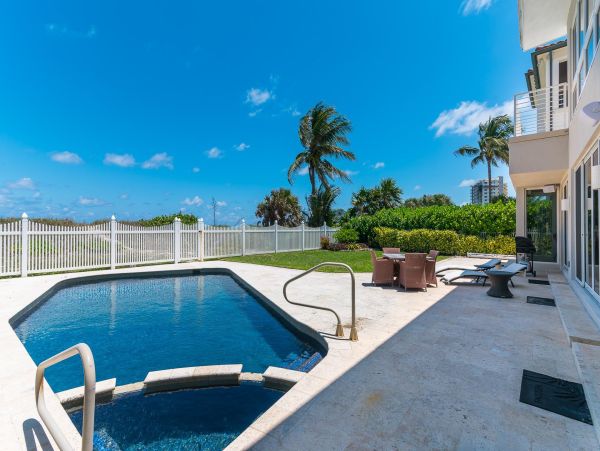 9.9 Million Dollar Oceanfront Vacation Villa in Pompano Beach with Pool