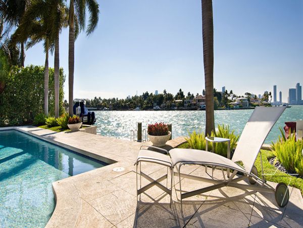 Luxury 4 Bedroom Miami Beach Vacation Rental - Water Front Villa with Pool & Spa