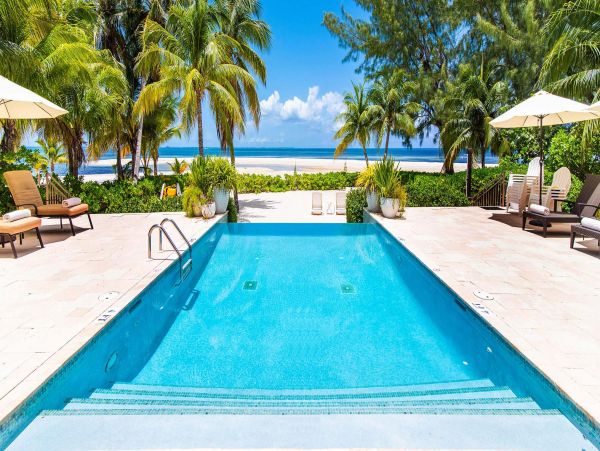 Ocean Front Grand Cayman Vacation Home Six Bedroom