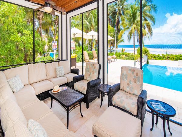 Ocean Front Grand Cayman Vacation Home Six Bedroom