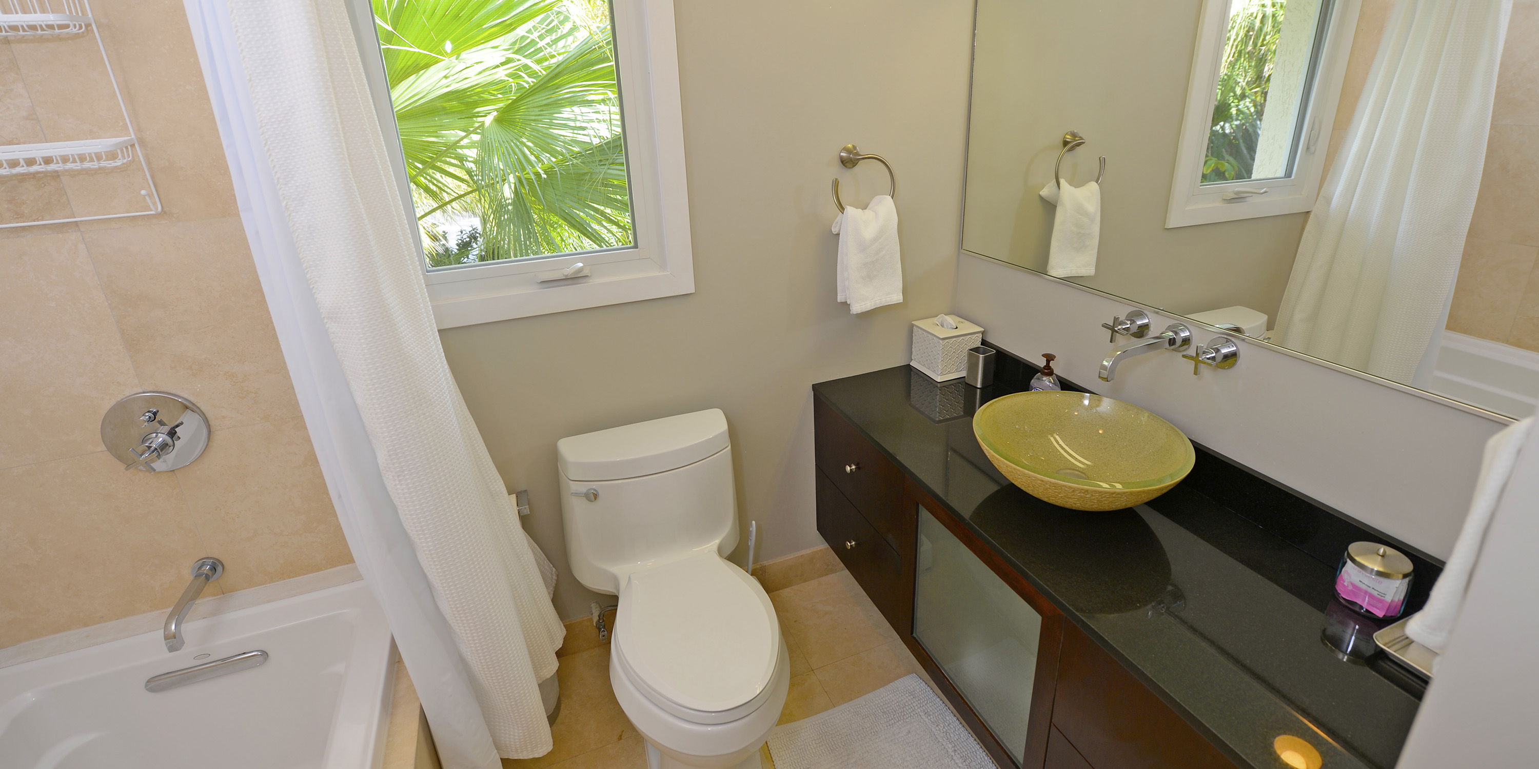 Cayman Island Beachfront Escape Villa Main House & Cottage (option)