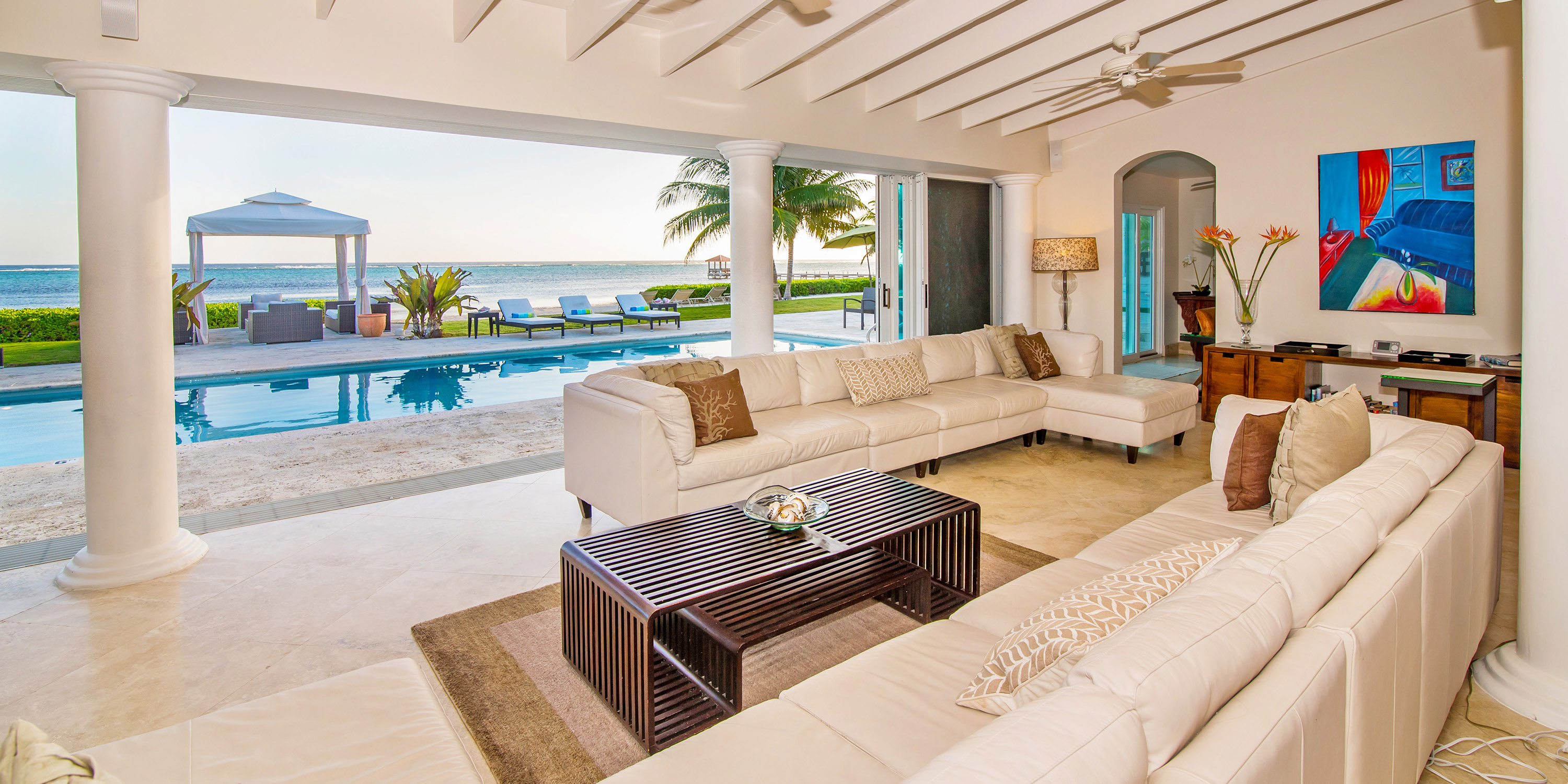 Cayman Island Luxury Living Main House & Cottage 7 Bedroom Paradise in South Sound