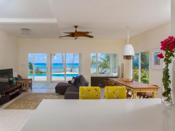 Cayman Island Vacation Rental Oceanfront Villa with Private Pool & Snorkeling Paradise