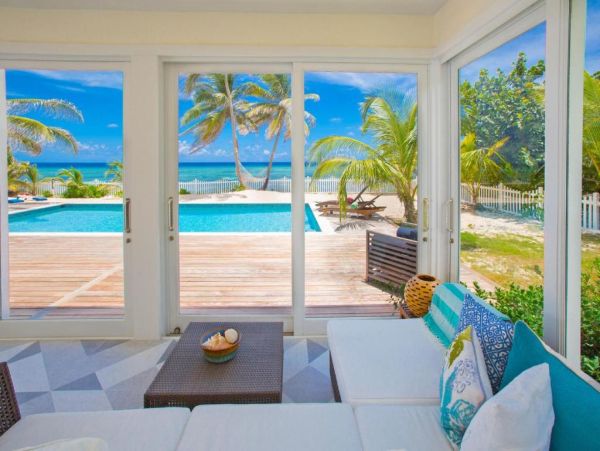 Cayman Island Vacation Rental Oceanfront Villa with Private Pool & Snorkeling Paradise