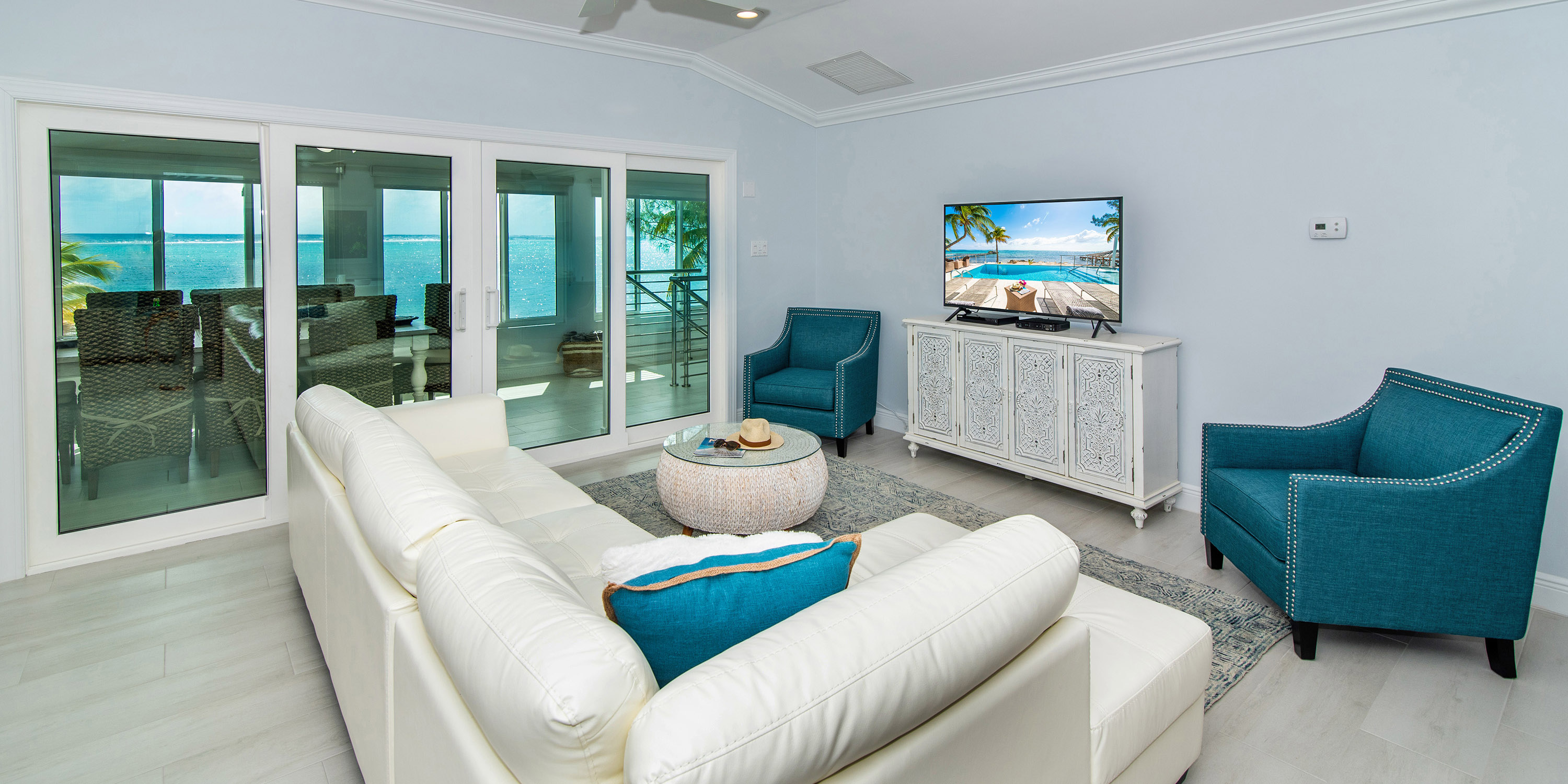 Modern 4 Bedroom Grand Cayman Oceanfront Villa