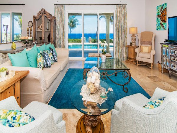 Oceanfront Grand Cayman Vacation Home Seven Bedroom