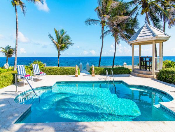 Oceanfront Grand Cayman Vacation Home Seven Bedroom