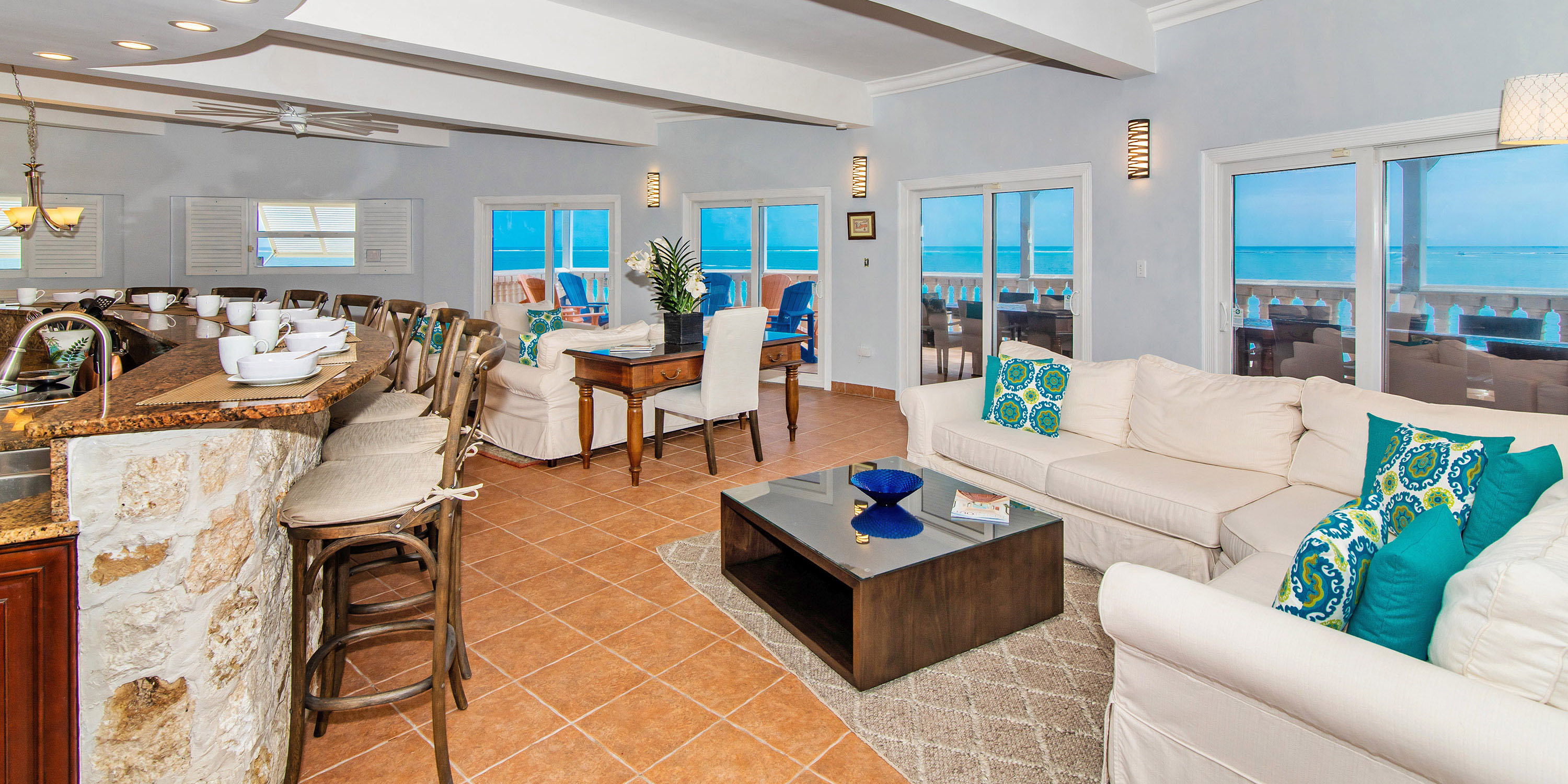 A Beach Castle with Guest House Luxury Cayman Island Estate