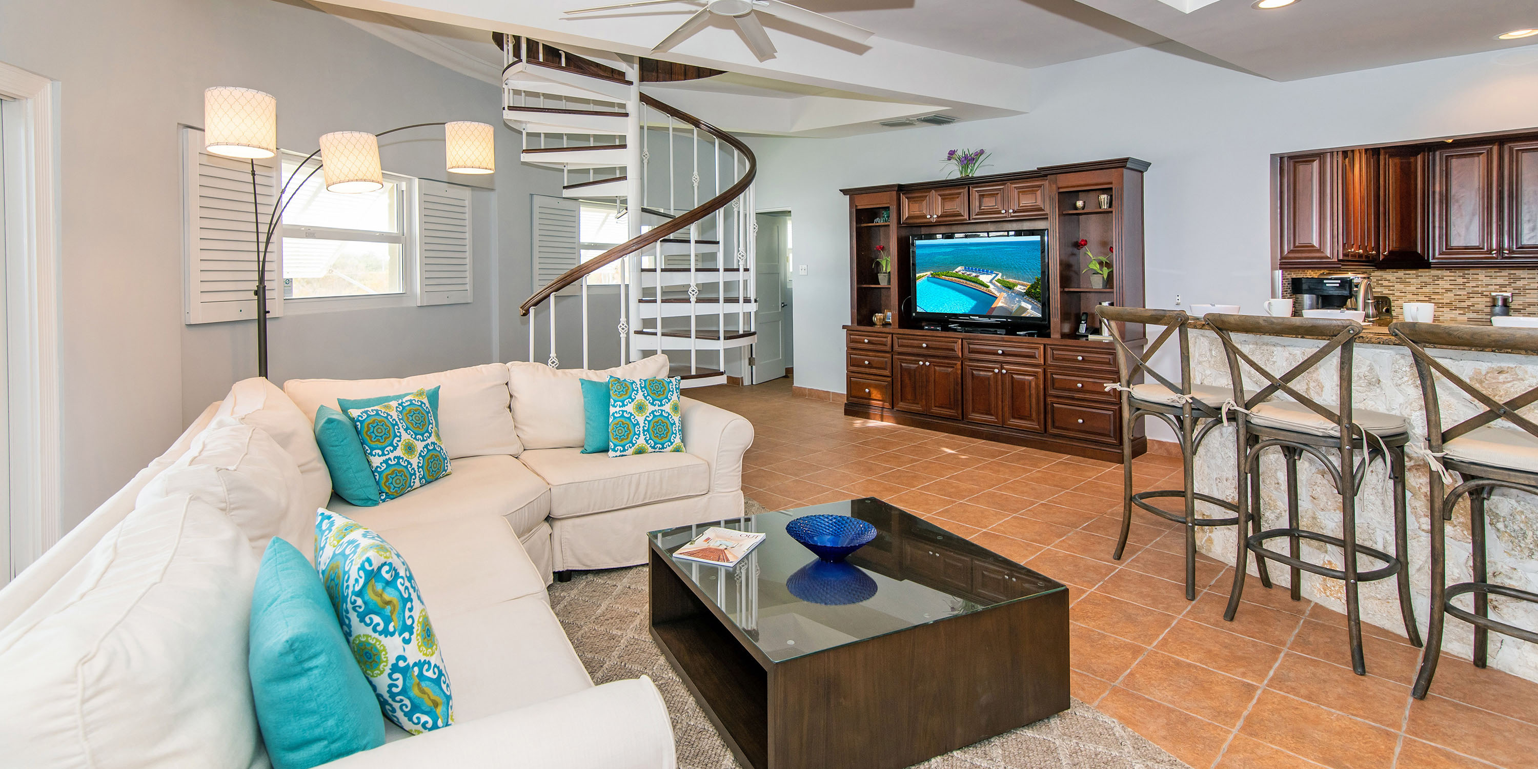 A Beach Castle with Guest House Luxury Cayman Island Estate
