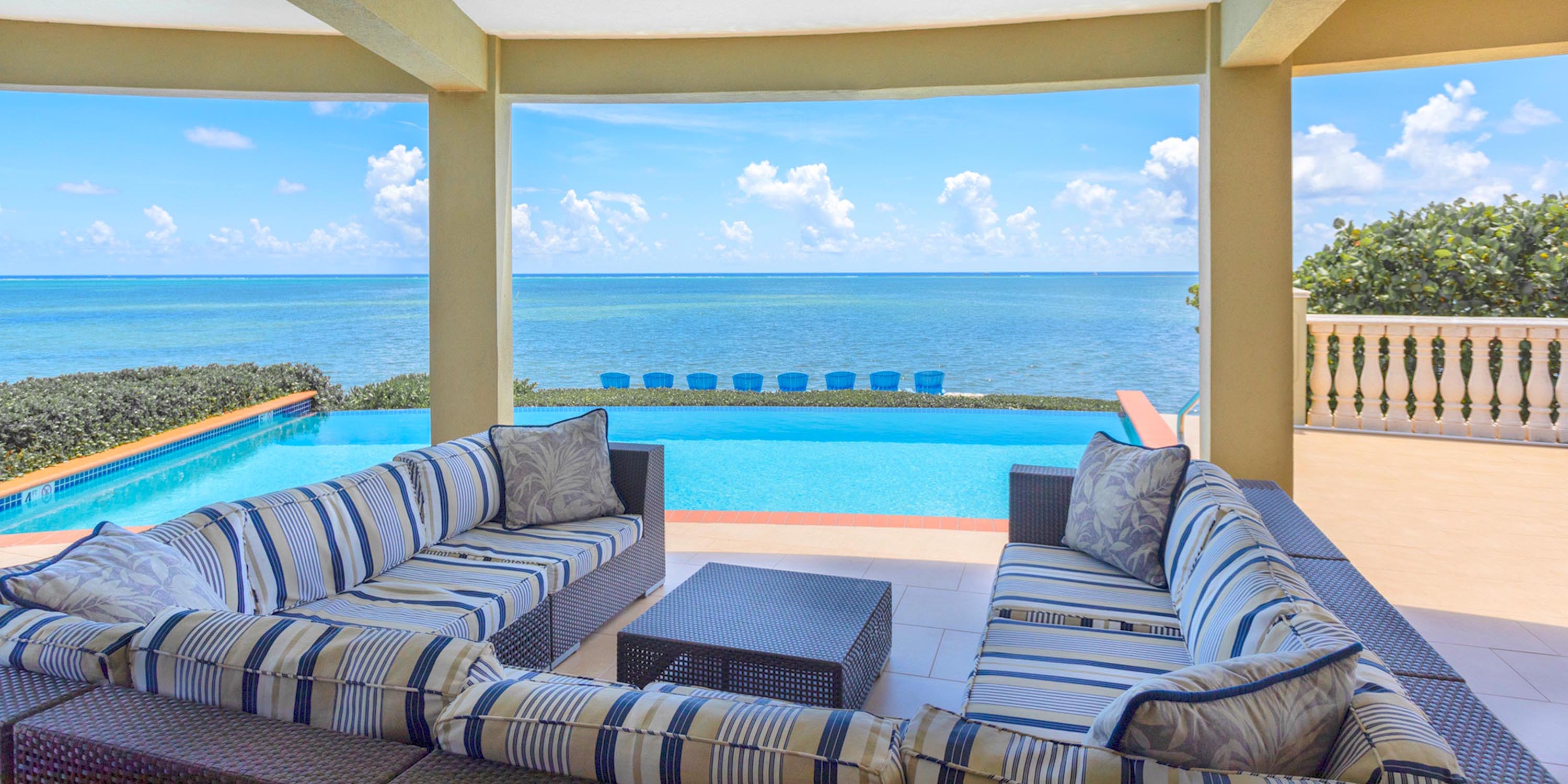 Beachfront Vacation Pool Home Five Bedroom
