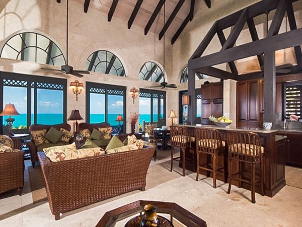 On Beach Turks and Caicos Vacation Luxury Home