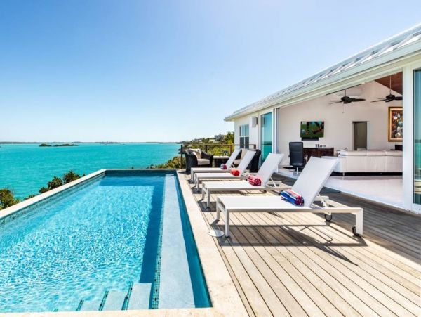 Turks & Caicos 4 Bedroom Vacation Villas Private Pool & View
