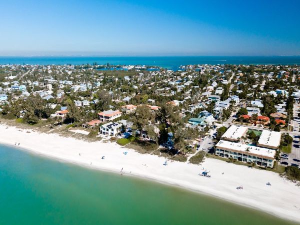 Partial Gulf View Three Bedroom Holmes Beach Vacation Home