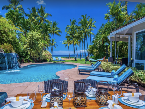 Kihei Beachfront Three-Bedroom  Posh Vacation Rental