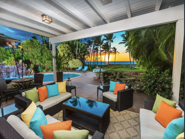 Kihei Beachfront Three-Bedroom  Posh Vacation Rental