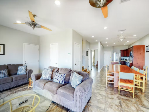 Gulf Front Triplex Beach Boardwalk & WIFI Sleeps 30 Guests