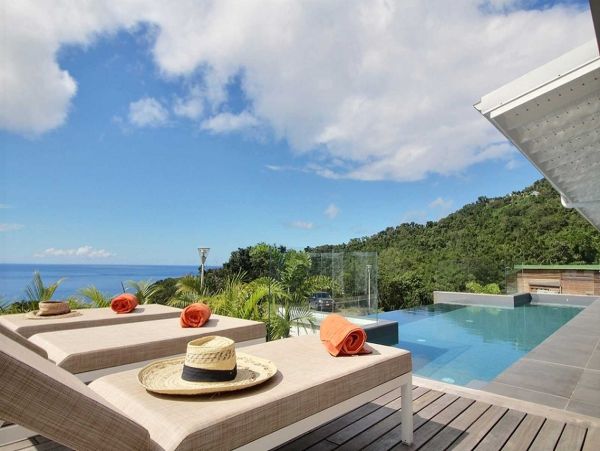 Deshaies Ocean View Villa With Four bedrooms And Infinity Pool