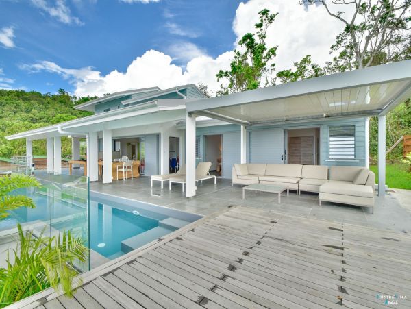 Deshaies Ocean View Villa With Four bedrooms And Infinity Pool