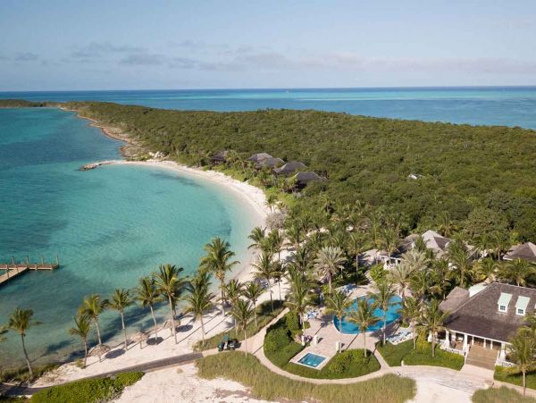 Entire Private Island with 5 Bungalows on Bahamas
