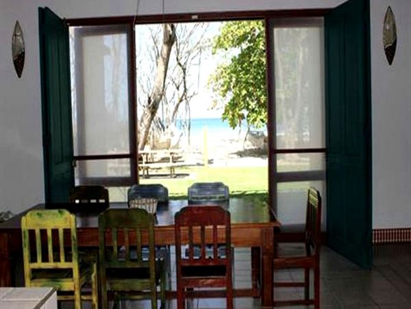 Beachfront Villa Main House and Pool Cabana.
