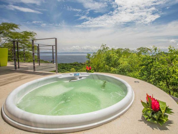 Luxury Ocotal Vacation Villa Helicopter Landing Pad.