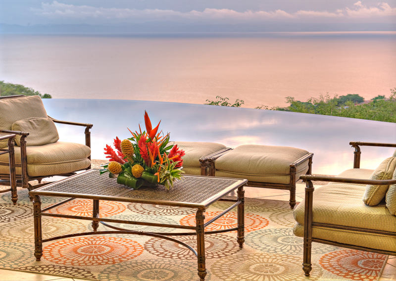 Luxury Ocotal Vacation Villa Helicopter Landing Pad.