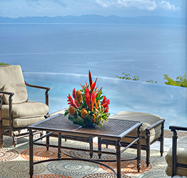 Luxury Ocotal Vacation Villa Helicopter Landing Pad.