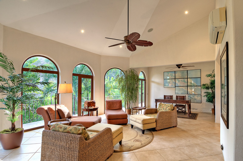 Luxury Ocotal Vacation Villa Helicopter Landing Pad.