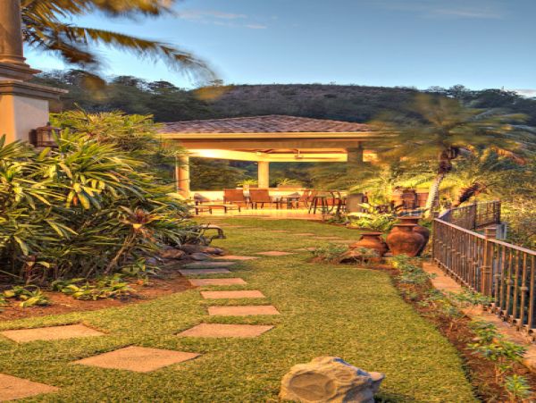Luxury Ocotal Vacation Villa Helicopter Landing Pad.