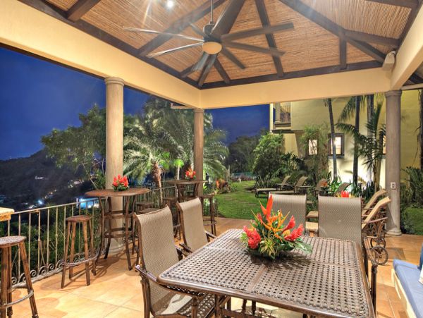 Luxury Ocotal Vacation Villa Helicopter Landing Pad.
