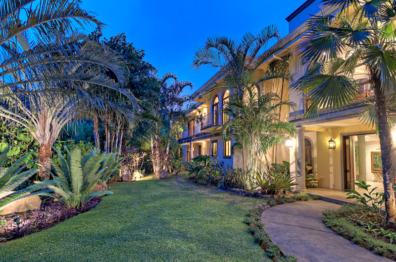 Luxury Ocotal Vacation Villa Helicopter Landing Pad.