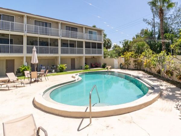 Located Right Across the Street to the Beach.