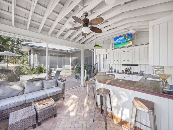 Marco Island Water View Vacation Home Five Bedroom with Pool