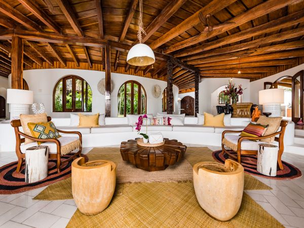 Steps Lead you Down to The Beach from Luxury Villa