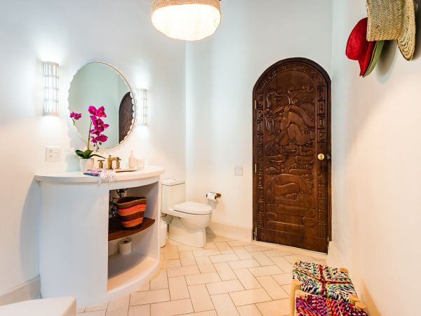 Steps Lead you Down to The Beach from Luxury Villa