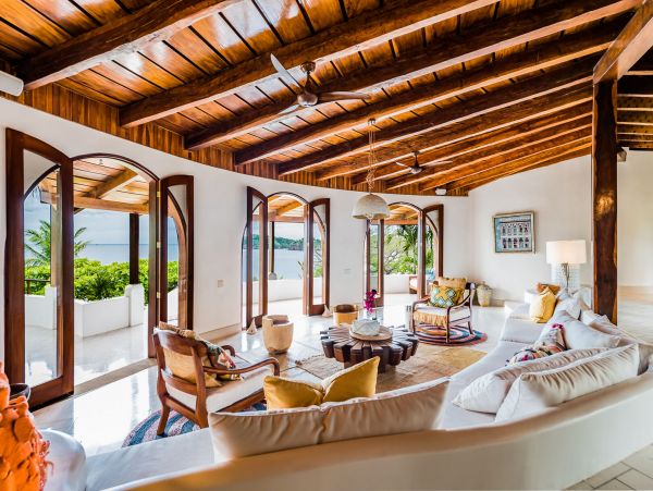 Steps Lead you Down to The Beach from Luxury Villa