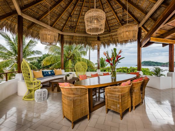 Steps Lead you Down to The Beach from Luxury Villa