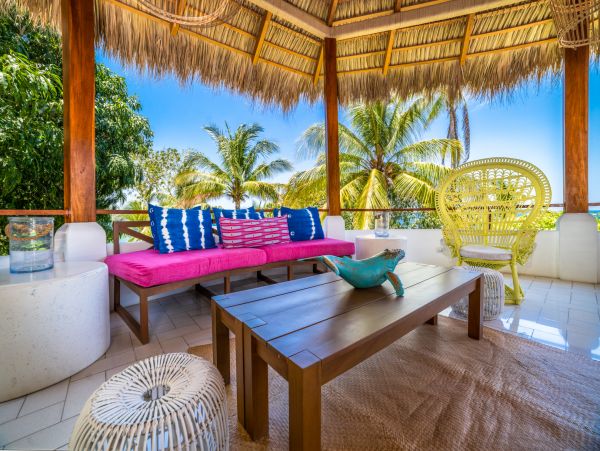 Steps Lead you Down to The Beach from Luxury Villa