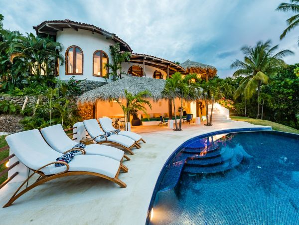 Steps Lead you Down to The Beach from Luxury Villa