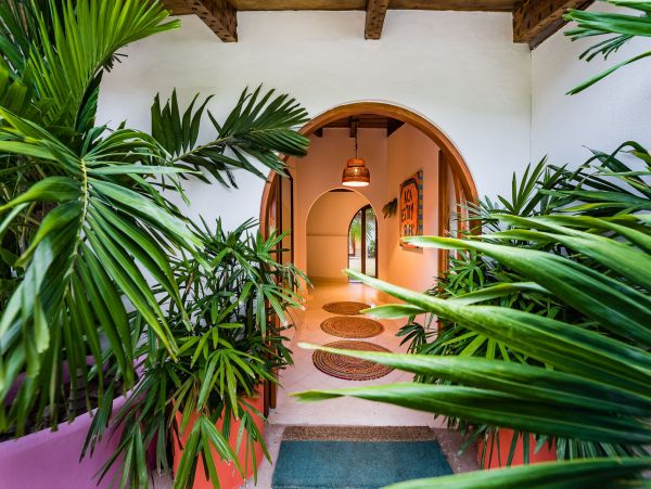 Steps Lead you Down to The Beach from Luxury Villa