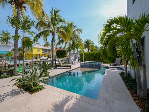 Luxury Florida Key Waterside Villa with Private Pool & Spa