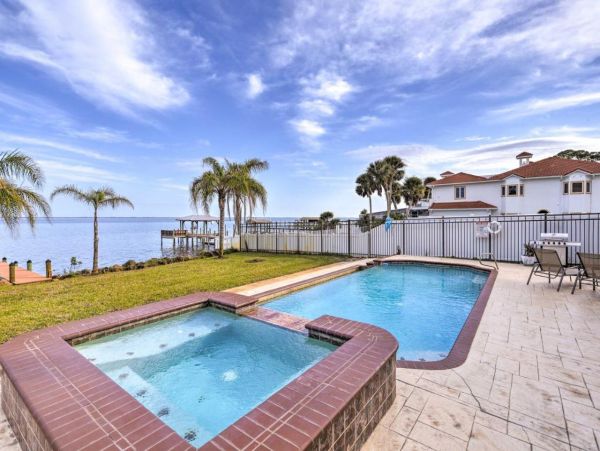 On Beach Titusville Vacation Private Pool Home