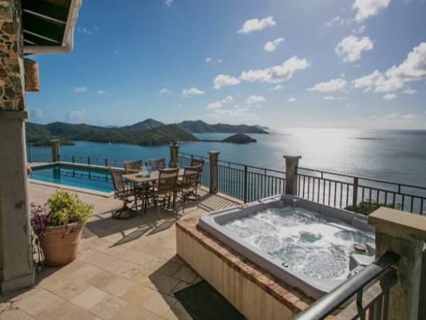 Breathtaking Views Vacation Estate in St. John Four Bedroom